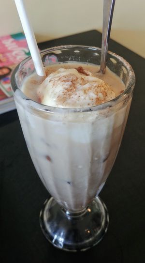Iced chai at Mister Nice Guy's Bakeshop in Ascot Vale