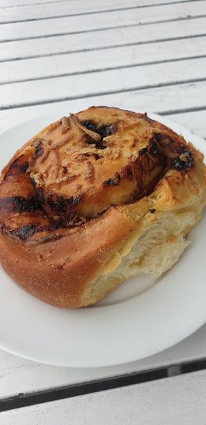 Vegemite cheese scroll at Mister Nice Guy's Bakeshop in Ascot Vale