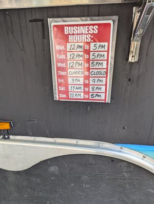 Business Hours - July 2024 at Snack Shack in Tobermory