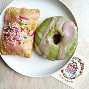 We're carry Little Jo Berry's goodies! Scones, pop tarts and gluten-free donuts! at Café Joyeux in Rockland