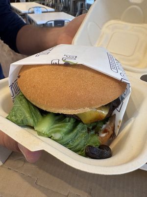 Napa burger  at Plantiful Superfoods - Capitol Hill in Seattle