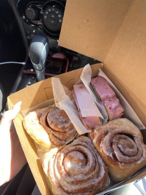 raspberry loaf is one of my favorites  at Sweet Theory Baking Co. in Jacksonville