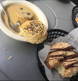 Biscuits and gravy   at Sweet Theory Baking Co. in Jacksonville
