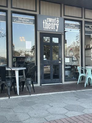 Before the line formed   at Sweet Theory Baking Co. in Jacksonville