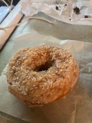 Vegan coconut doughnut  at Sweet Theory Baking Co. in Jacksonville