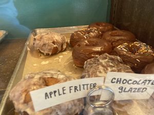 Apple fritterr  at Sweet Theory Baking Co. in Jacksonville
