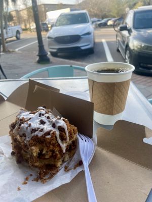 Coffee cake  at Sweet Theory Baking Co. in Jacksonville