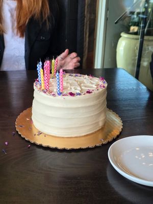 Maple frosting blonde cake with chocolate chips   at Sweet Theory Baking Co. in Jacksonville
