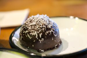 bounty cake at Wild & The Moon in Doha