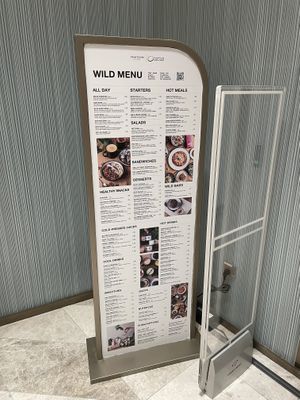 Menu  at Wild & The Moon in Doha