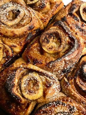 Feijoa sourdough scroll at Yours in Dunedin