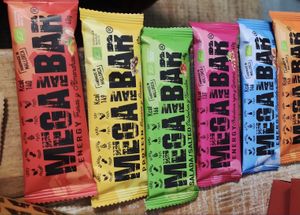 Energy bars  at MegaRawBar in Mallorca
