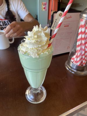 Key lime pie milkshake   at Dimpsy's Diner in Plymouth