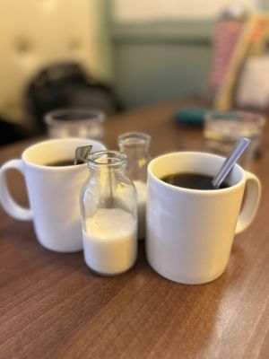 Coffees   at Dimpsy's Diner in Plymouth