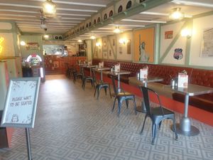 Inside at Dimpsy's Diner in Plymouth