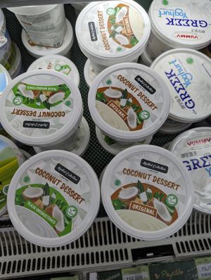 Coconut dessert at Pepito Market in Kerobokan Kelod