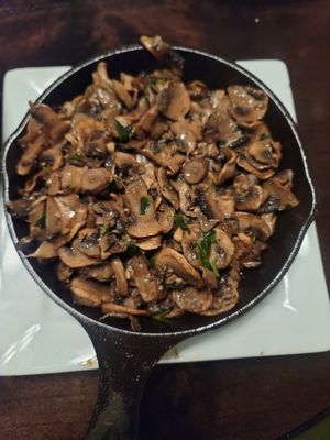 Mushrooms at Amalfi Cucina Italiana in San Marcos