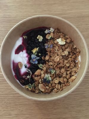Granola breakfast bowl   at Plantonia Aparthotel in Krakow
