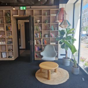 Reception area at Plantonia Aparthotel in Krakow