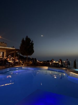 Aussicht Premium Poolarea Richtung Bar  at Amente Restaurant & Cocktail bar in Lefkada