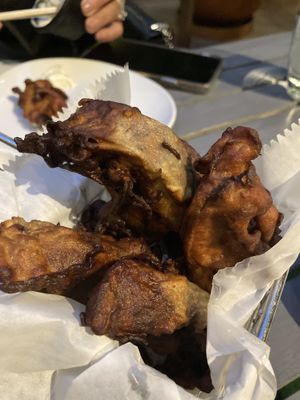 Fried mushrooms 🍄  at Rice in Manhattan Beach