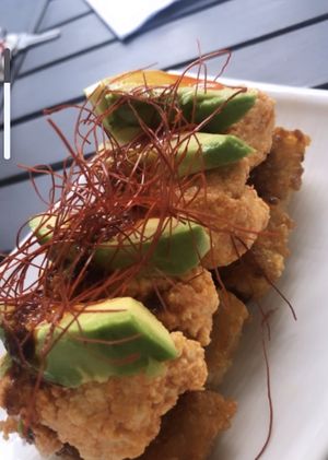 Crispy Rice spicy tofu! I have literally driven from very far away, many times to get this. One of my favorite dishes in the world 🙌🏽🤤 at Rice in Manhattan Beach