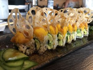 Pumpkin roll  at Rice in Manhattan Beach