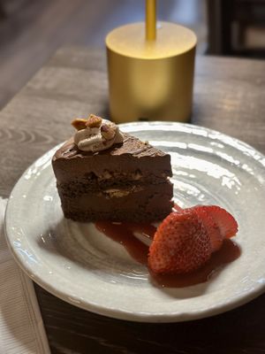 Double Chocolate Cake  at Rice in Manhattan Beach