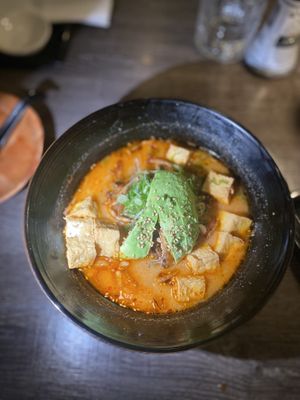 Crunch miso ramen  #Veganuary at Rice in Manhattan Beach
