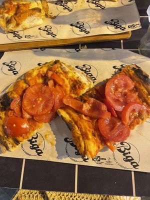 The “rustica” without cheese - vegan!  at Biga Genio e Farina in Palermo