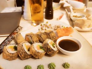 Vegan sushi at Carmen in Miedzyzdroje