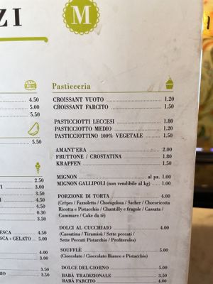 Vegan pasticciottino  at Martinucci Laboratory in Lecce