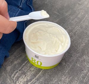 Vanilla ice cream   at Martinucci Laboratory in Lecce