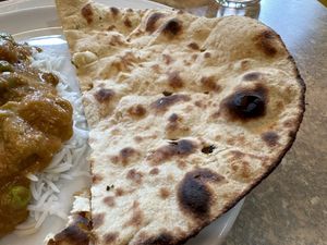 Tandoori Roti (no butter)  at The Coriander Indian Restaurant in Victoria