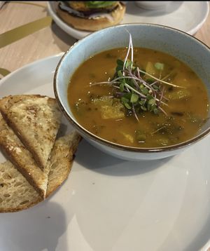Soup  at Stillfood Bistro & Cappuccino Bar in Penticton