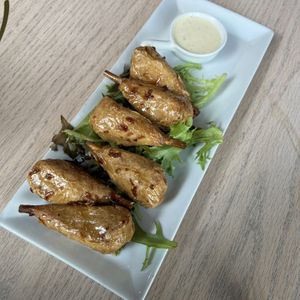 Hot hunnie chick wings  at Stillfood Bistro & Cappuccino Bar in Penticton