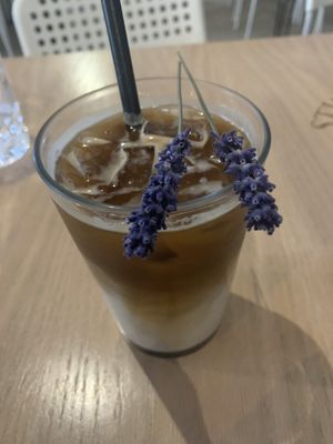 Lavender Latte  at Stillfood Bistro & Cappuccino Bar in Penticton