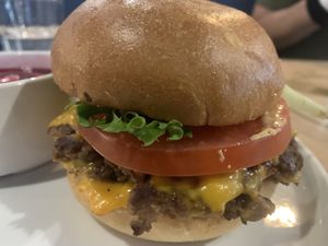 Smash Burger  at Stillfood Bistro & Cappuccino Bar in Penticton