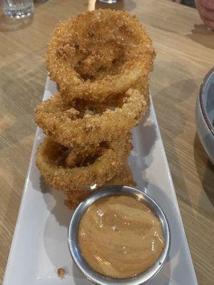 Onion Ring Tower  at Stillfood Bistro & Cappuccino Bar in Penticton