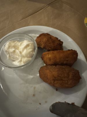 frittierten Mushrooms    at Pavlos Steakout Taverna in Corfu