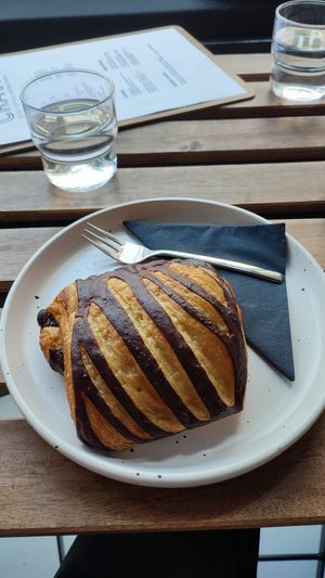 Pain au chocolate at Crave Coffee & Bakery in Rotterdam