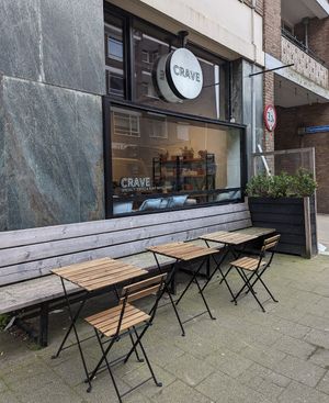 exterior at Crave Coffee & Bakery in Rotterdam
