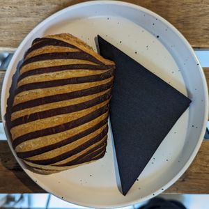 pain au chocolat at Crave Coffee & Bakery in Rotterdam