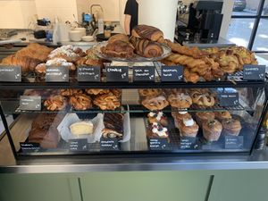 Lots of pastries    at Crave Coffee & Bakery in Rotterdam
