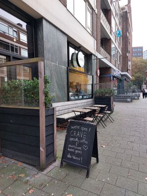  at Crave Coffee & Bakery in Rotterdam