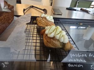 Danush pastry at Crave Coffee & Bakery in Rotterdam