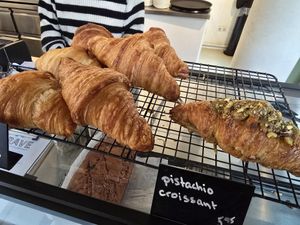 Croissants at Crave Coffee & Bakery in Rotterdam