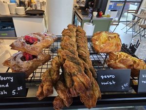 Danish pastry at Crave Coffee & Bakery in Rotterdam
