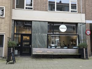 Front at Crave Coffee & Bakery in Rotterdam