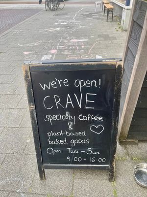  at Crave Coffee & Bakery in Rotterdam